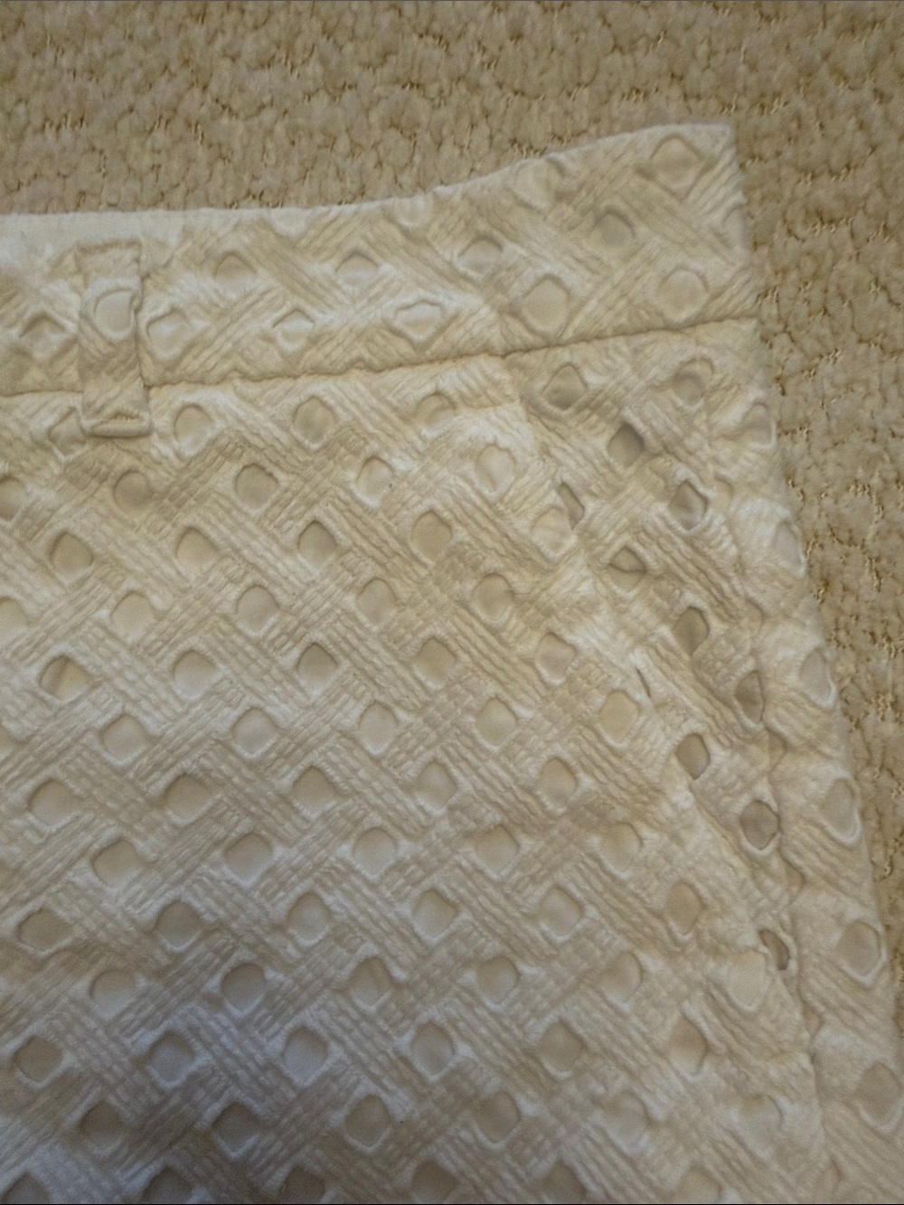 Banana Republic White Eyelet Shorts with Lined Cutouts - 100% Cotton - size 8 - Picture 3 of 9